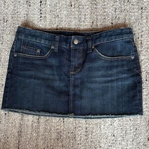 Express Dark Blue Mini Skirt size 6